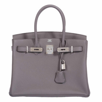 Hermès Birkin 30 Etaine Togo Palladium Hardware