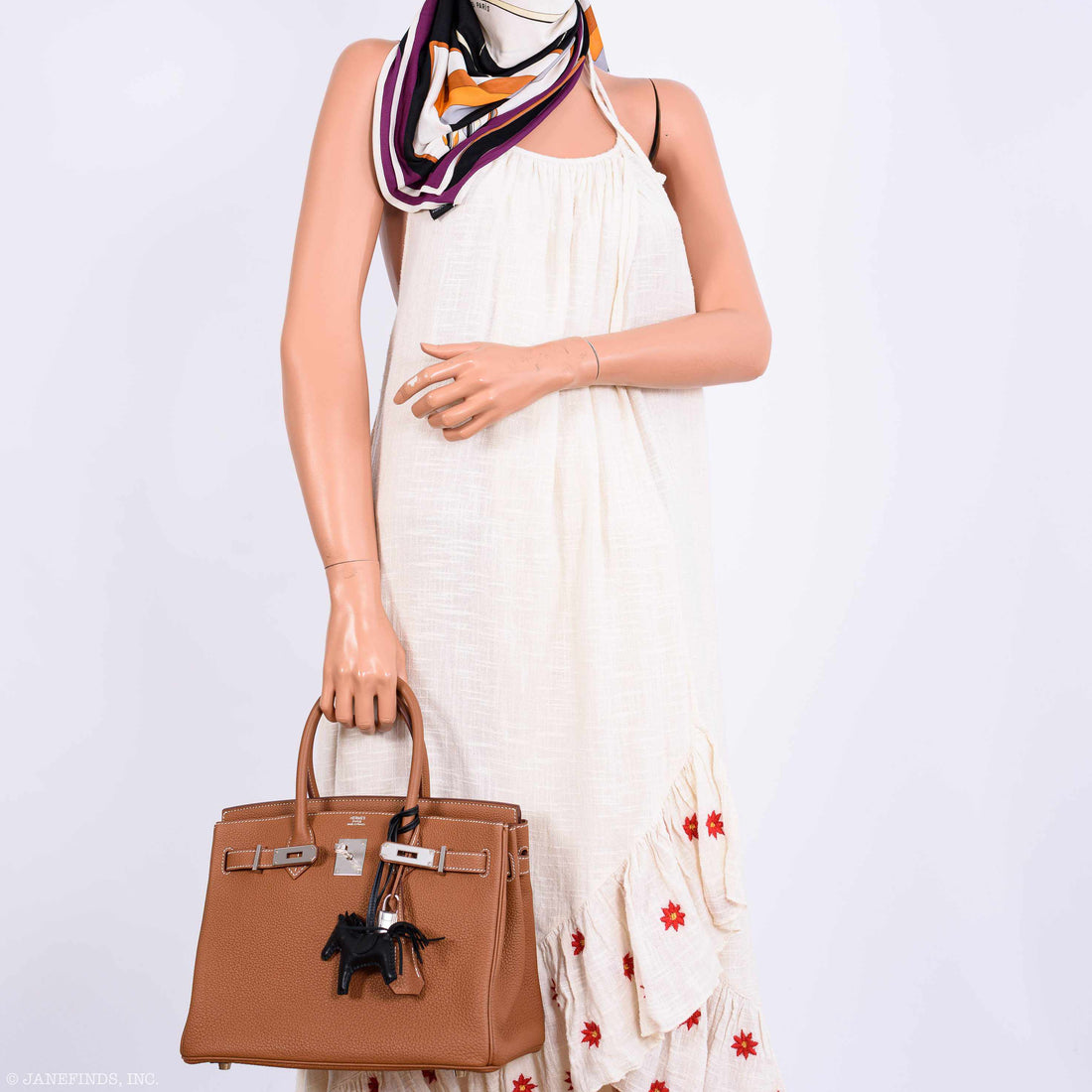 Hermès Birkin 30 Gold Togo Palladium Hardware - 2019, D