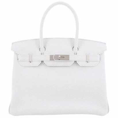 Hermès Birkin 30 HSS White Clemence Brushed Palladium Hardware - 2019, D