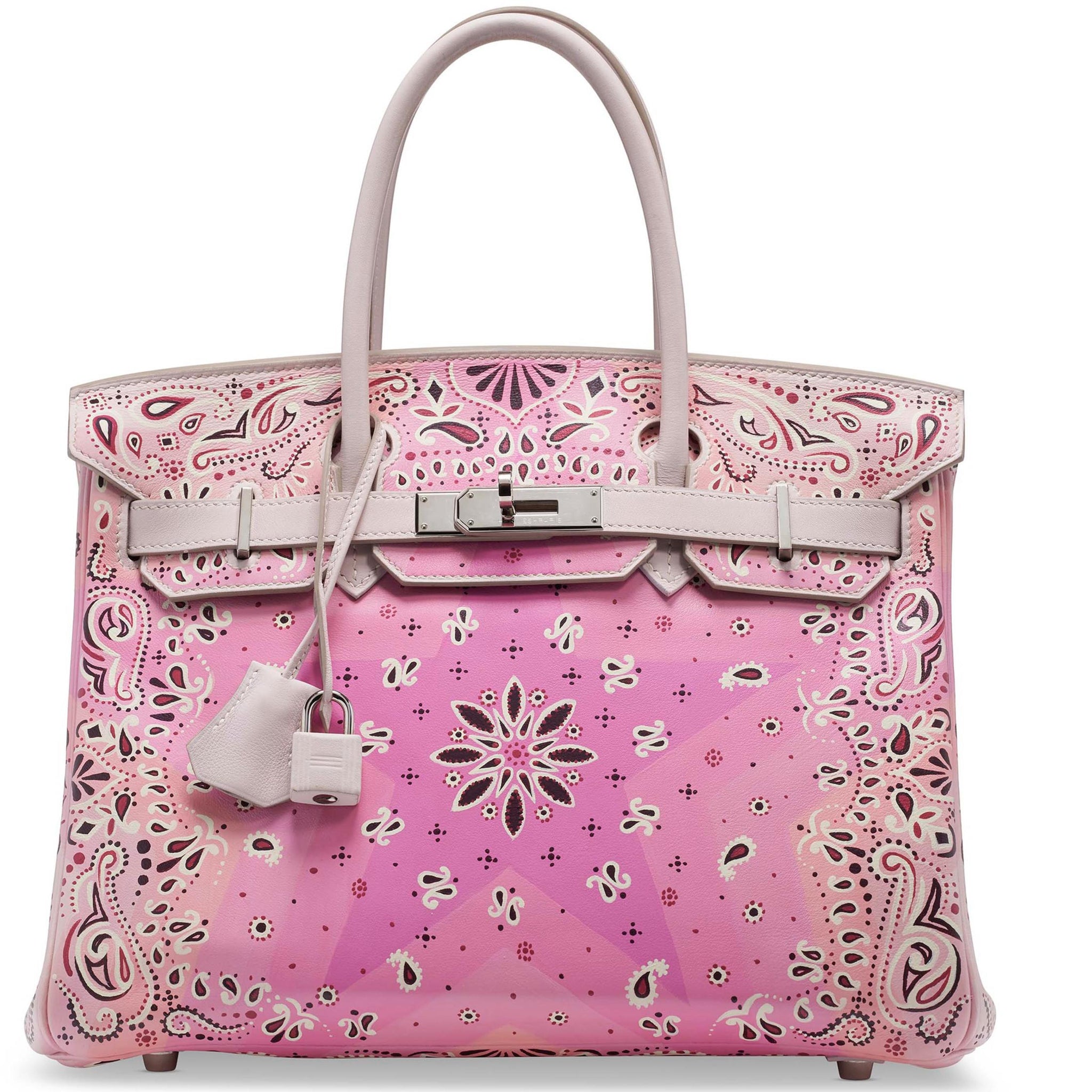 Hermès Birkin 30 Rose Dragée Painted Swift Palladium Hardware * JaneFinds Custom Shop