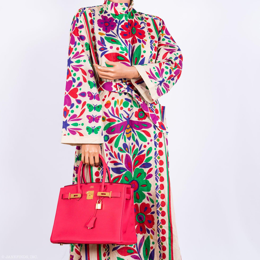 Hermès Birkin 30 Rose Extreme Epsom Gold Hardware - 2020, Y