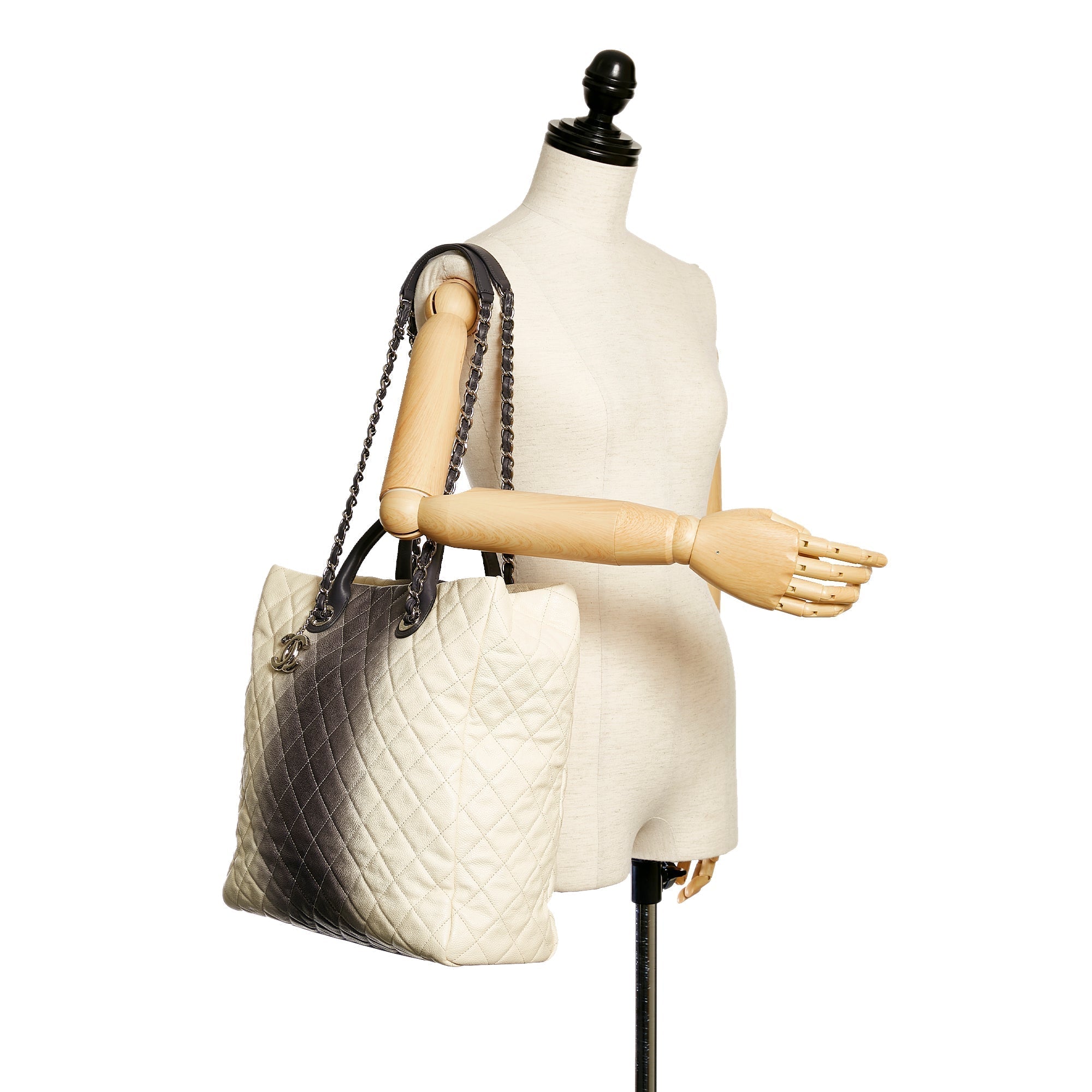 Chanel Matelasse Ombre Leather Tote Bag