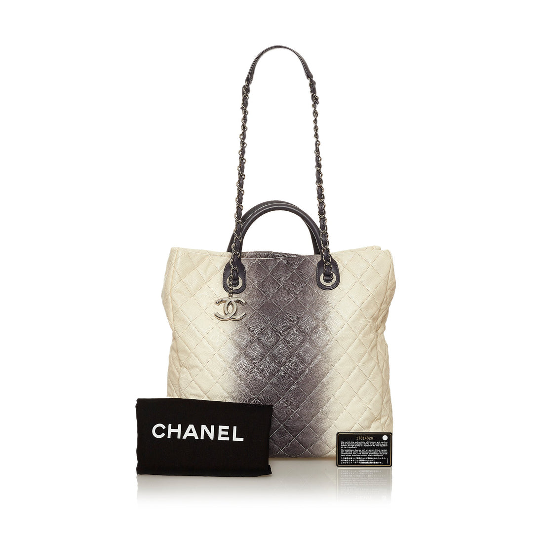 Chanel Matelasse Ombre Leather Tote Bag