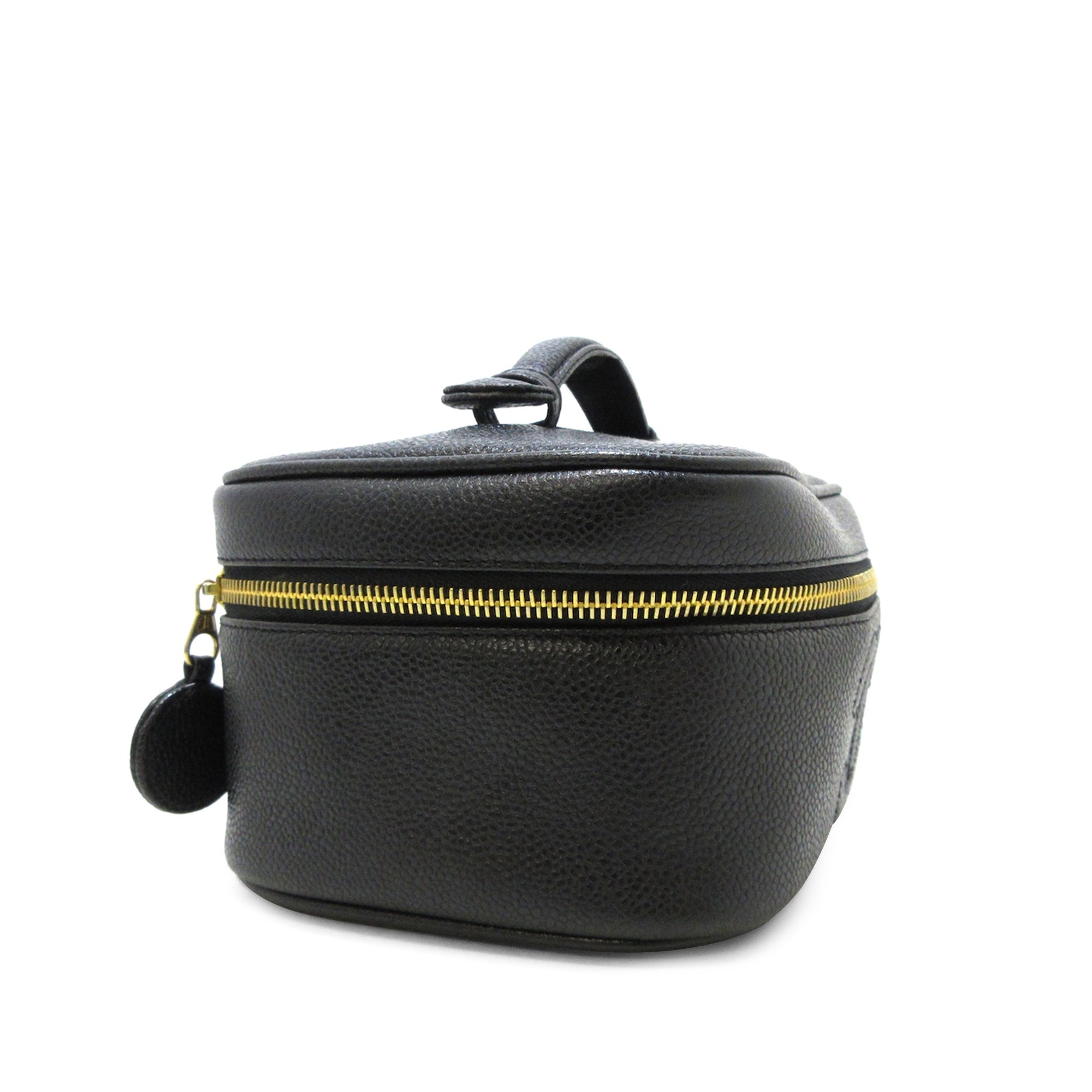 Chanel CC Caviar Vanity Case Vanity Bag