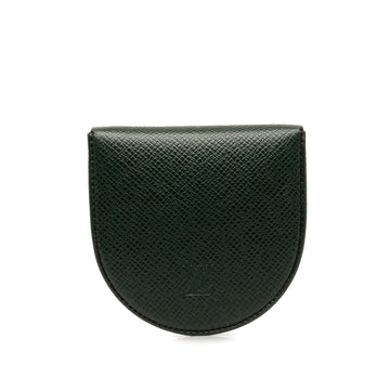 Green Louis Vuitton Taiga Porte Monnaie Cuvett Coin Pouch