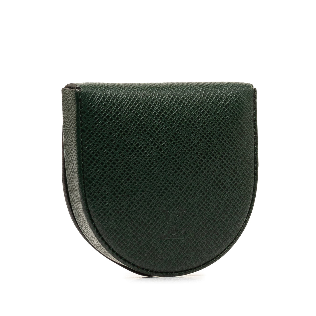 Green Louis Vuitton Taiga Porte Monnaie Cuvett Coin Pouch