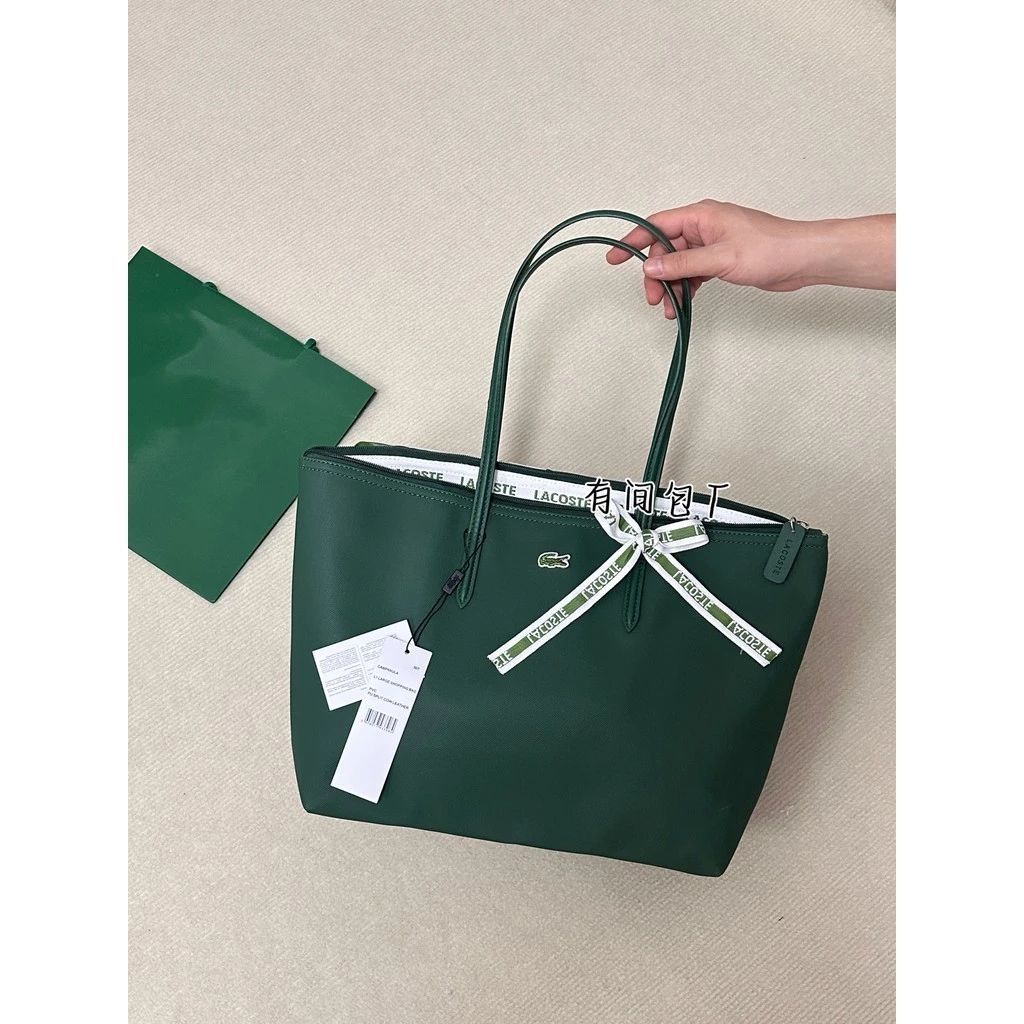 LACOSTE Tote Bag  Premium Women Bag (Green)