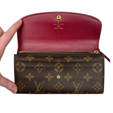 Brown WALLET Luxury DESIGNER by Louis Vuitton Size:MEDIUM