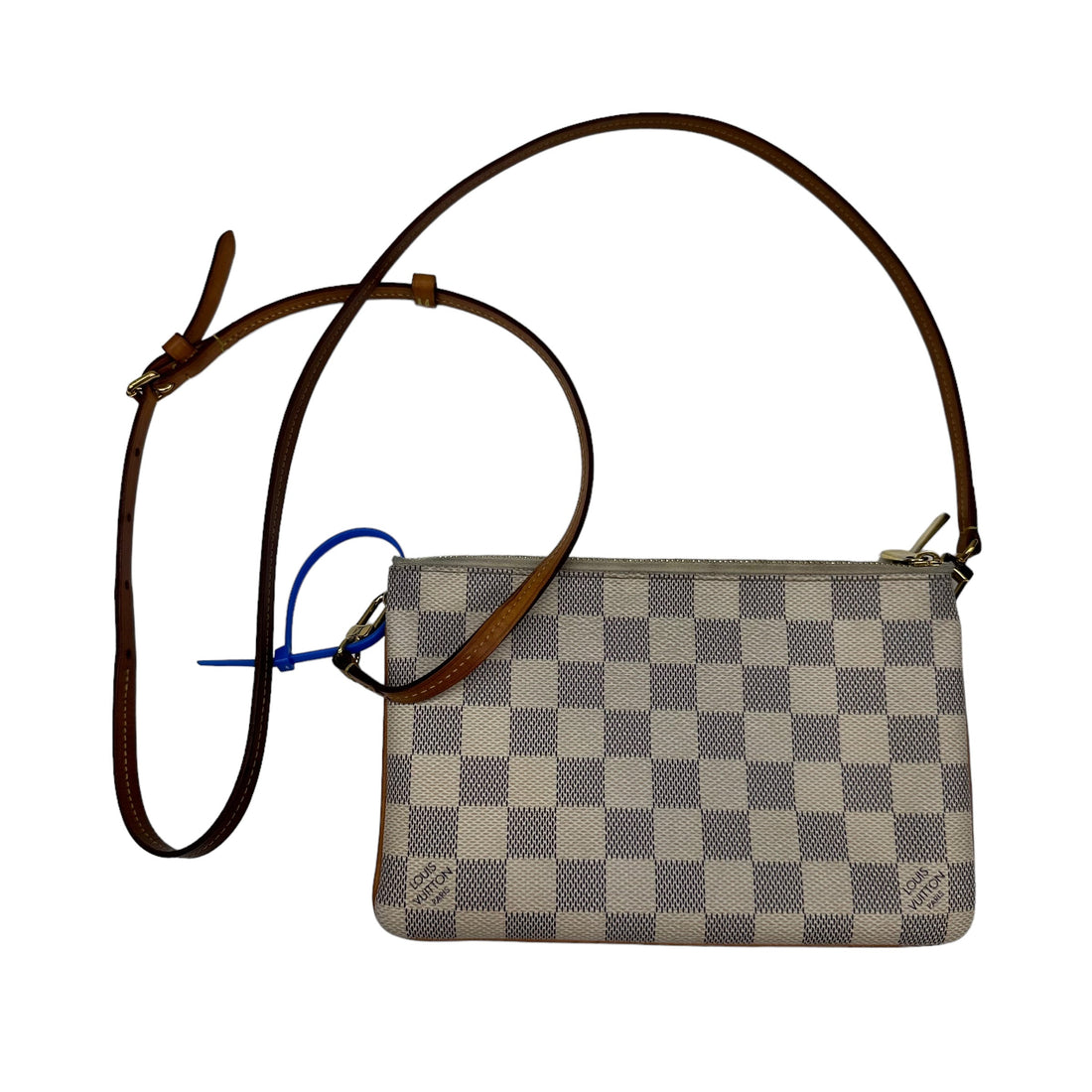 CREAM CROSSBODY Luxury DESIGNER by Louis Vuitton Size:SMALL