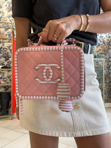 2018 Filigree Vanity Bag Pink