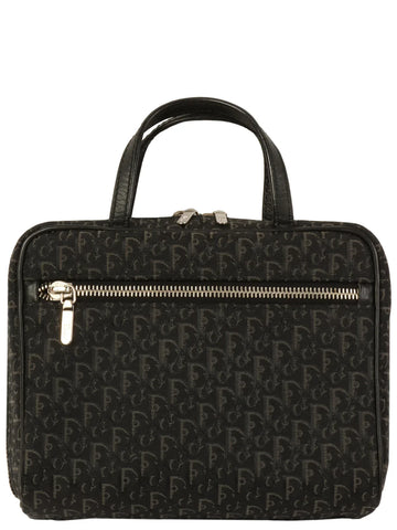DIOR Trotter Pattern Mini Hand Bag Black