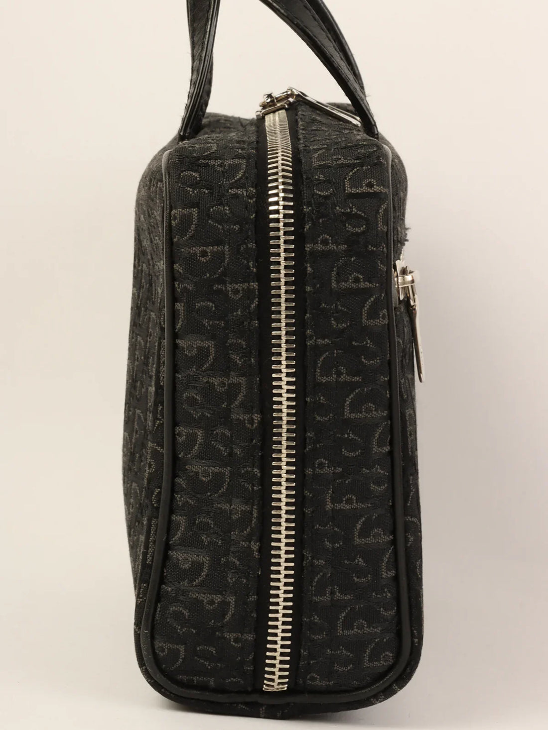DIOR Trotter Pattern Mini Hand Bag Black