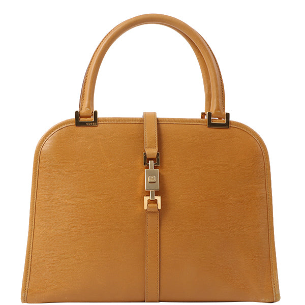 Gucci Jackie Top Handle Bag Light Brown