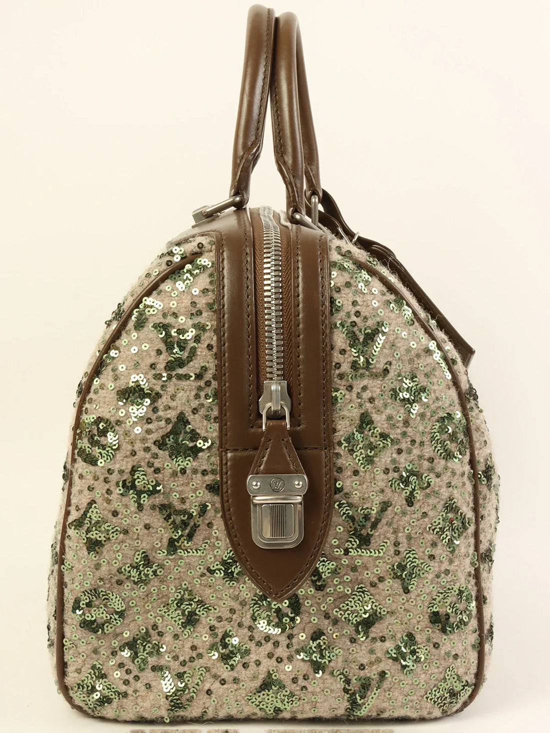 LOUIS VUITTON 2012 Made Monogram Sunshine Express Speedy 30 Brown/Green