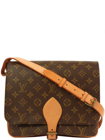 LOUIS VUITTON 1990 Made Canvas Monogram Cult Ciel Gm Brown