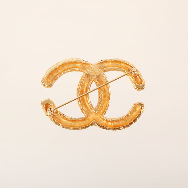 CHANEL 1993 Made Design Cc Mark Brooch