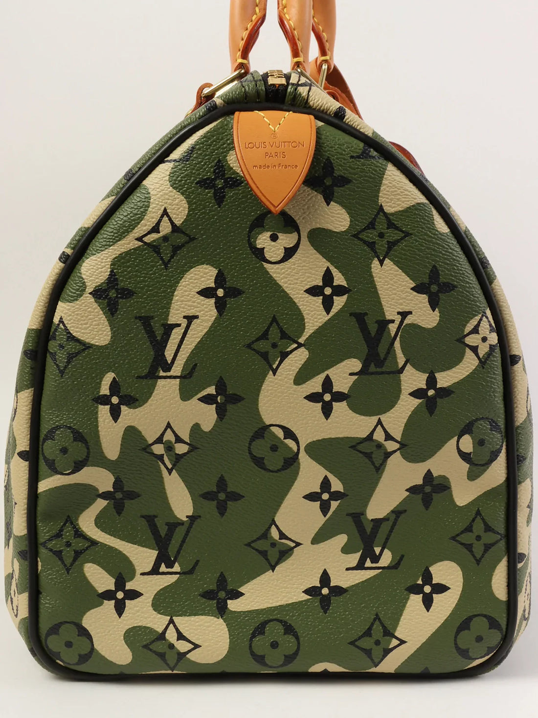 LOUIS VUITTON 2008 Made Takashi Murakami Collaborations Monogramouflage Speedy 35 Green/Brown