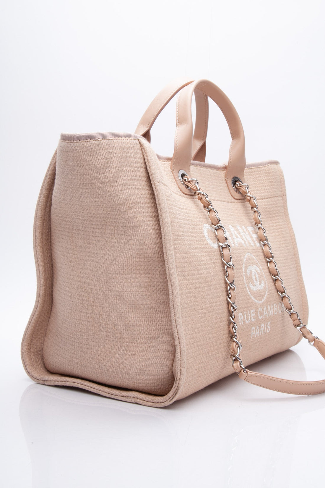 Chanel Canvas Beige Large Deauville Tote