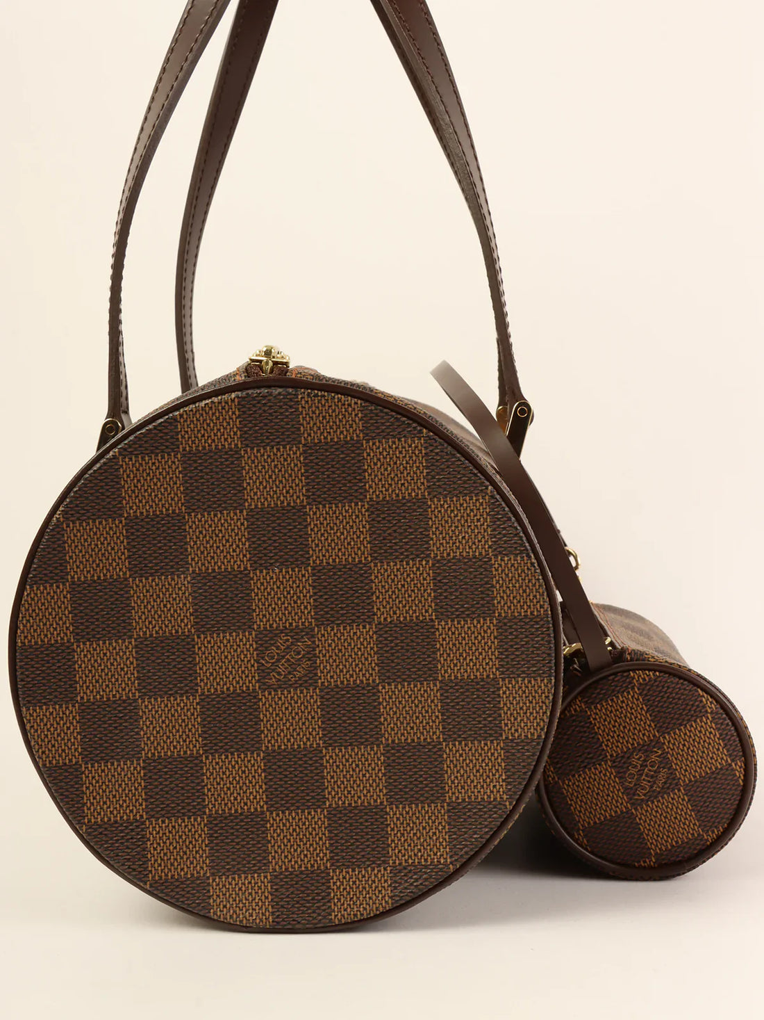 LOUIS VUITTON 2005 Made Canvas Damier Papillon Gm Brown