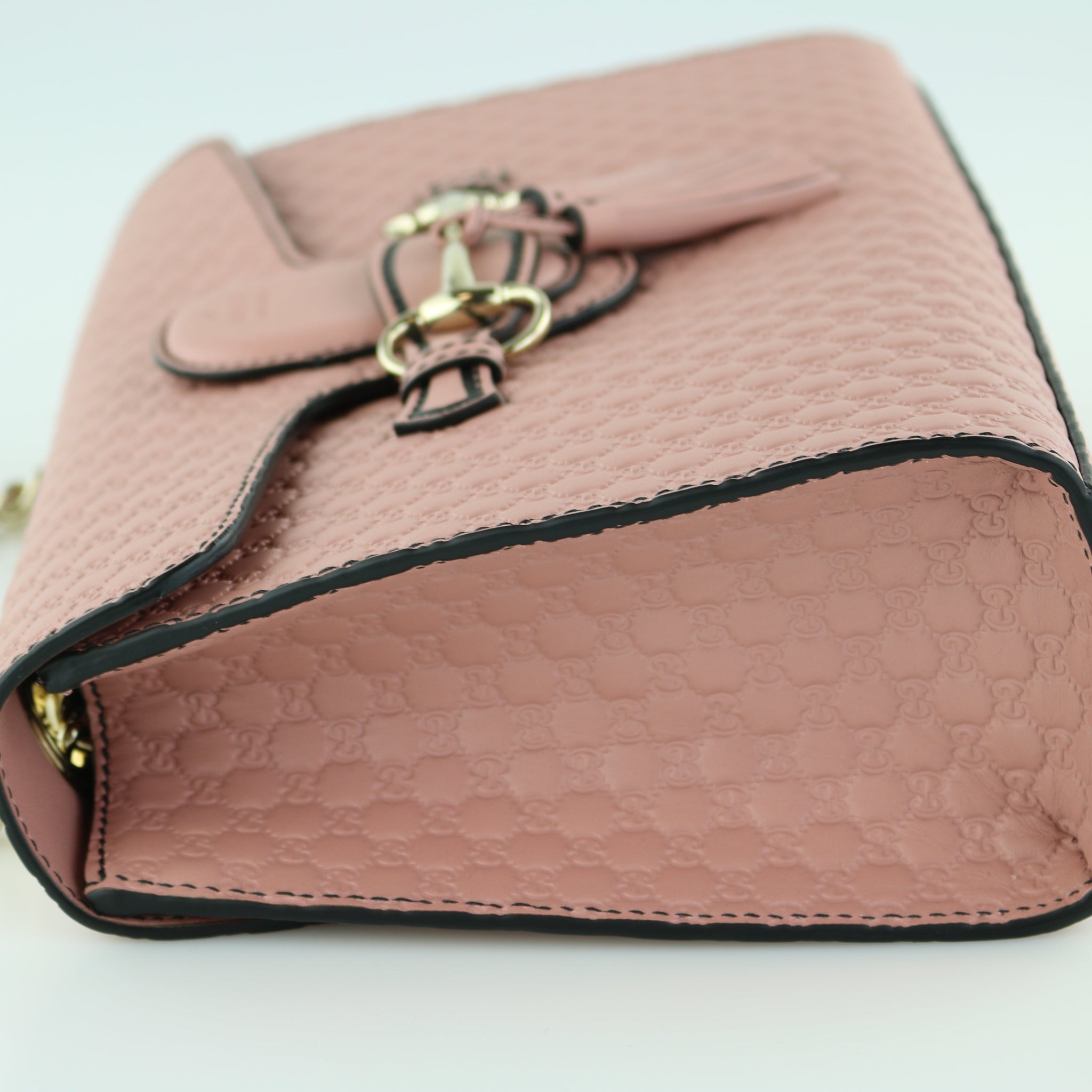 Pink Guccissima Emily Chain Shoulder Bag
