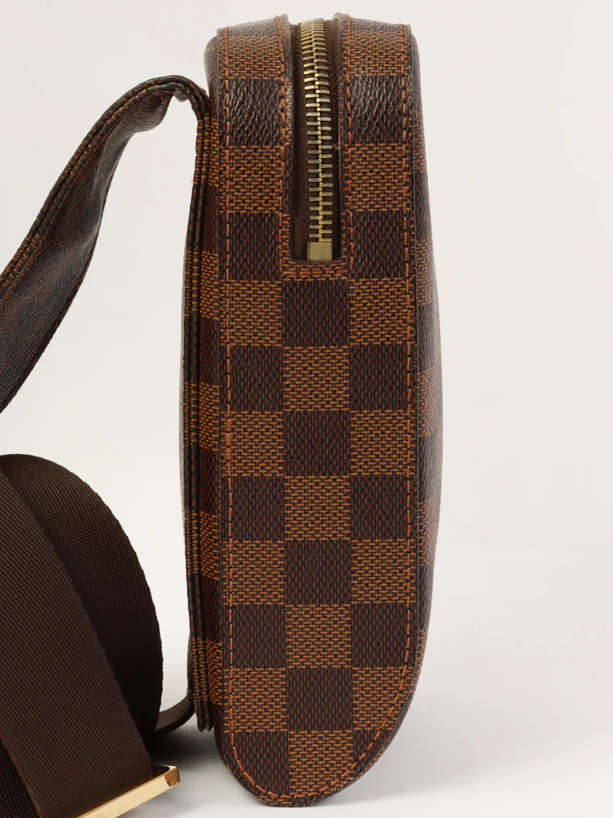 LOUIS VUITTON 2009 Made Canvas Damier Jeronimos Brown