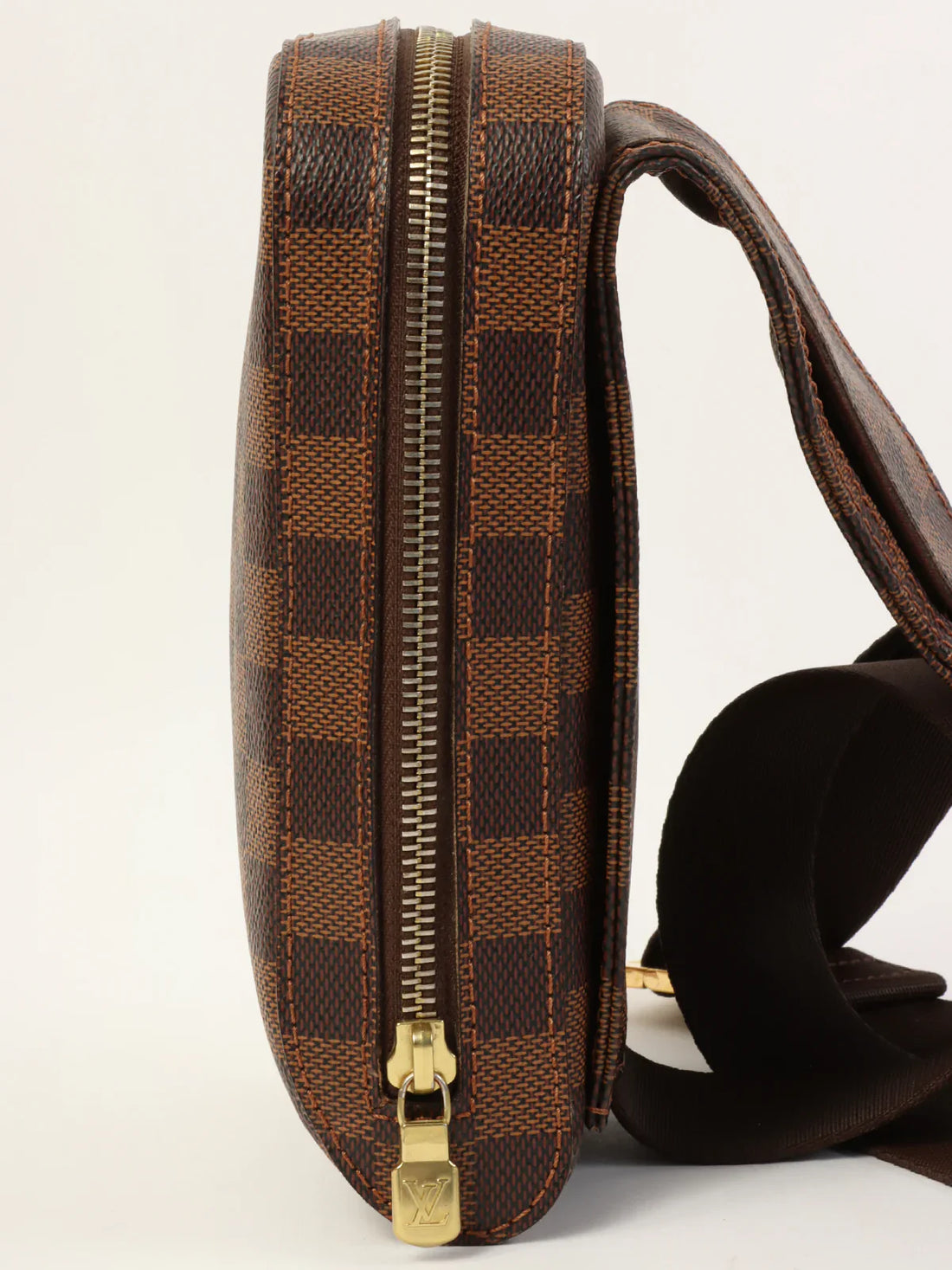 LOUIS VUITTON 2009 Made Canvas Damier Jeronimos Brown