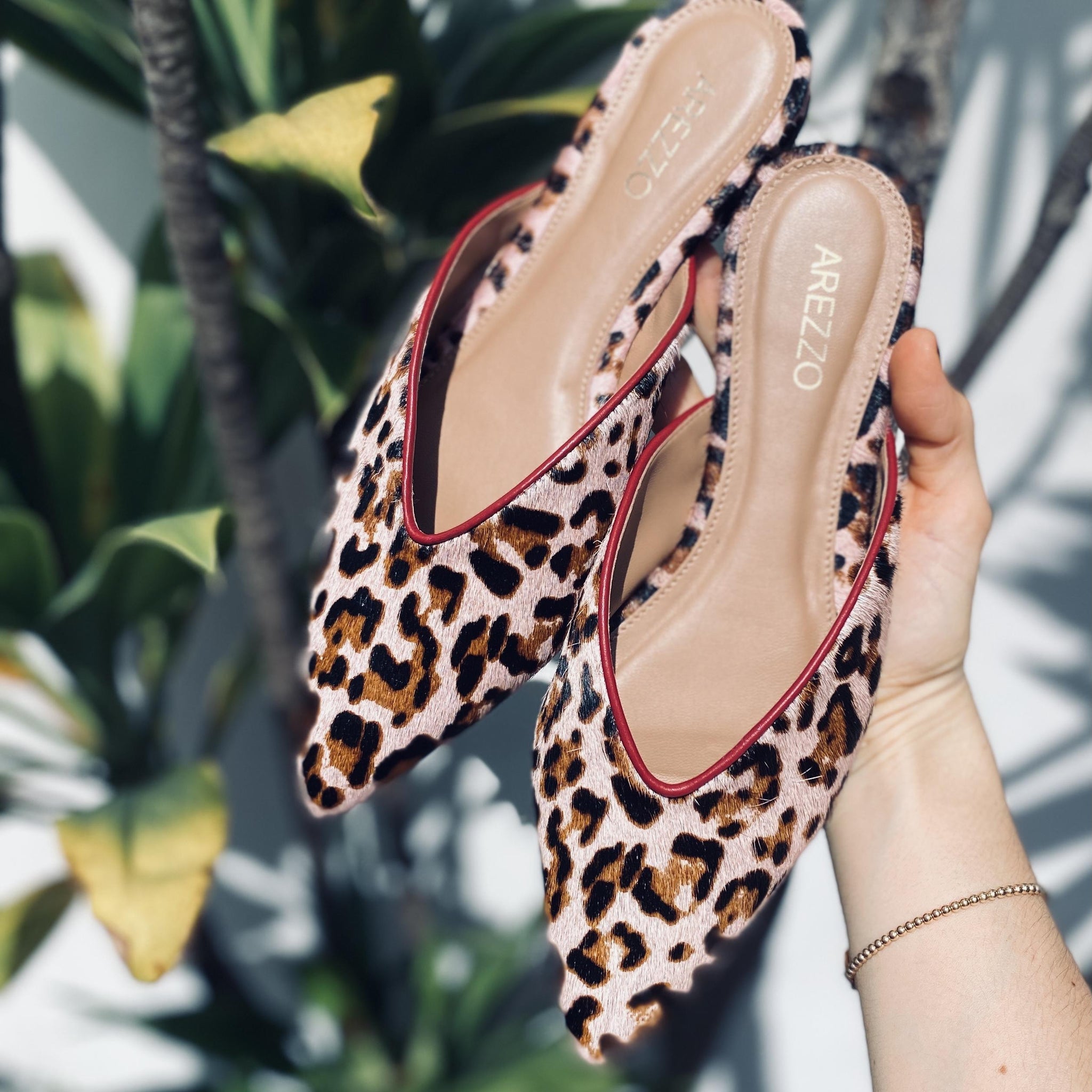 Animal Print Mule - Size EU 39