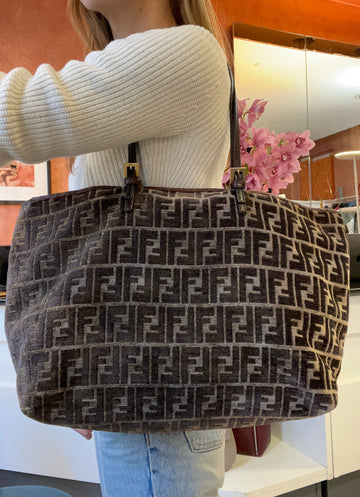 VINTAGE SHOPPER ZUCCA TOTE