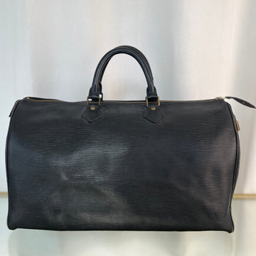 LOUIS VUITTON Black Epi Leather Speedy 40