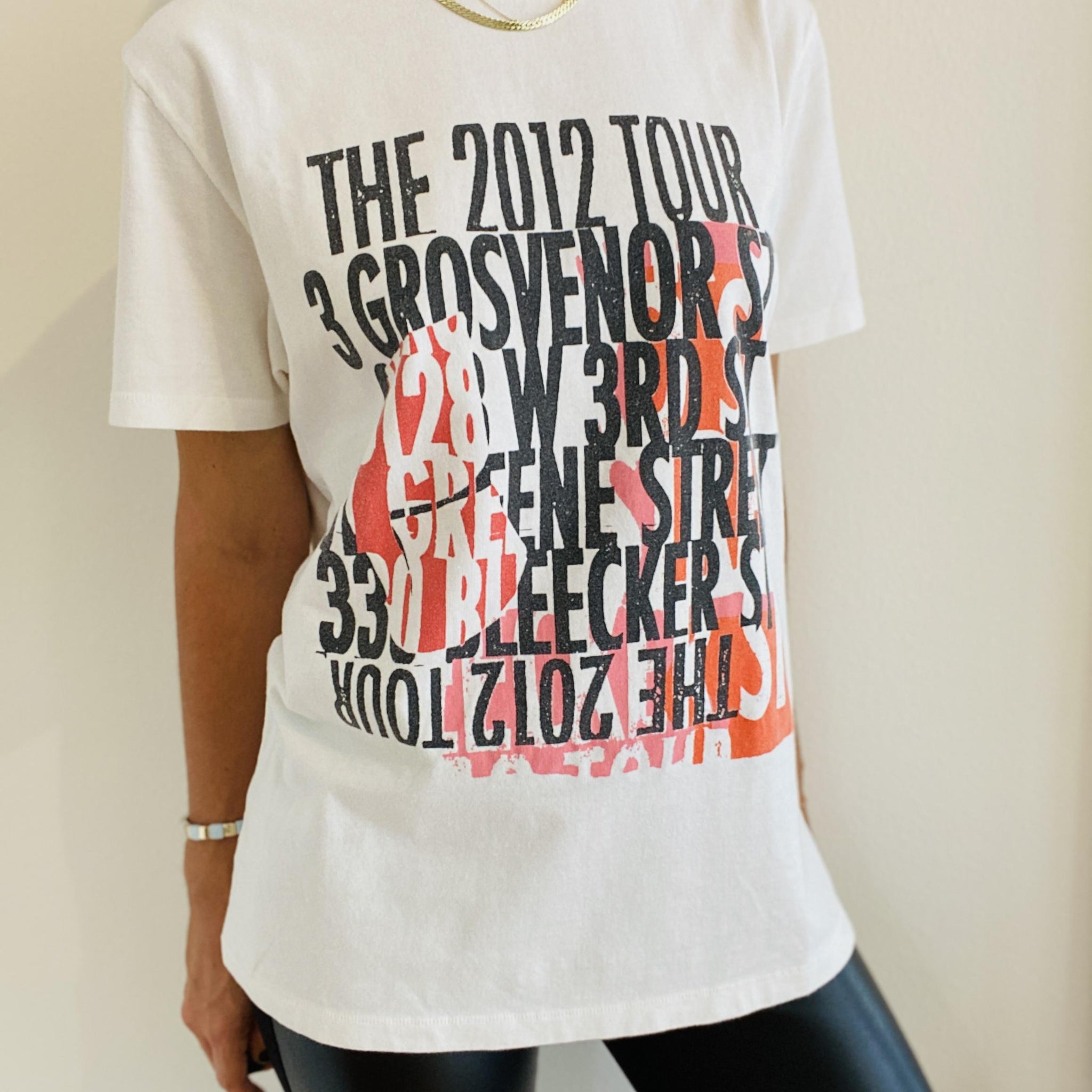 ANINE BING RINGO STREETS TEE - SIZE S