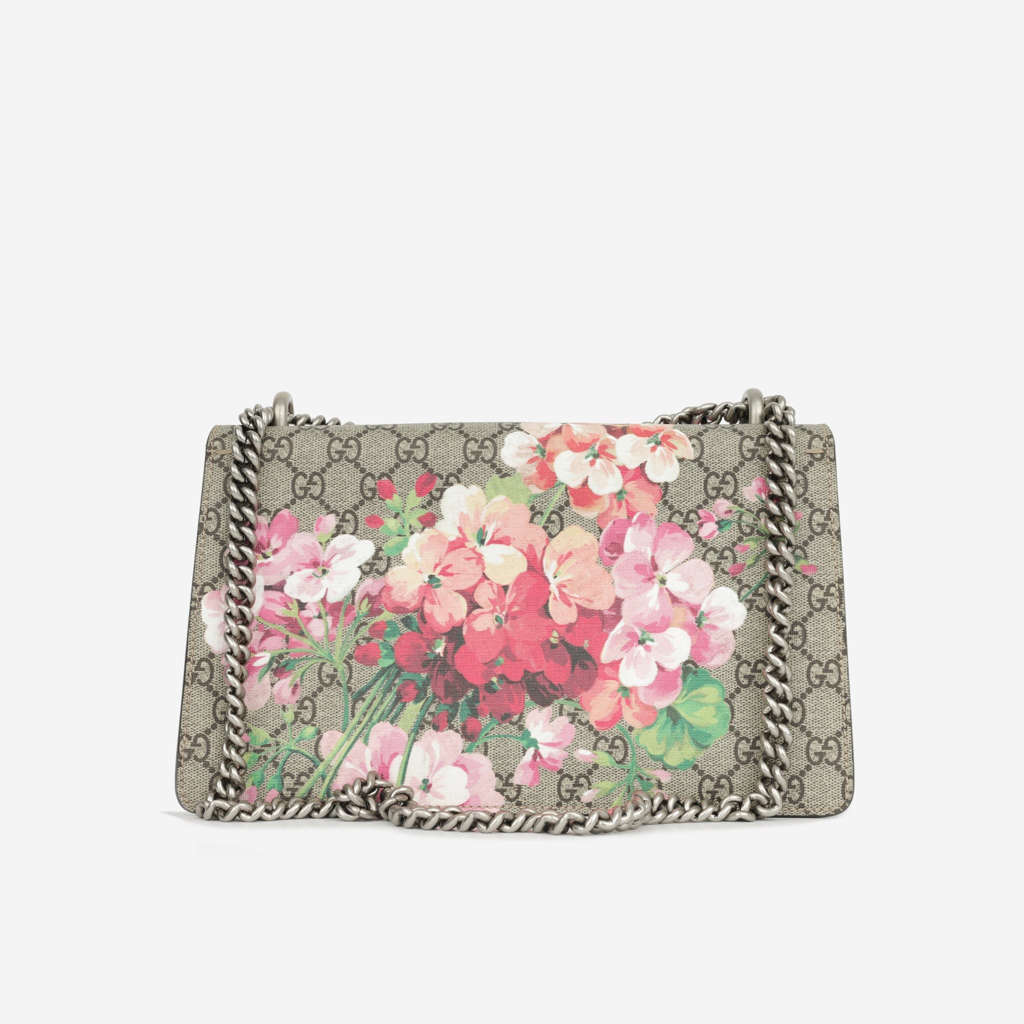 CHANEL Classic Double Flap 10" Chain Shoulder Bag Black Lambskin k62