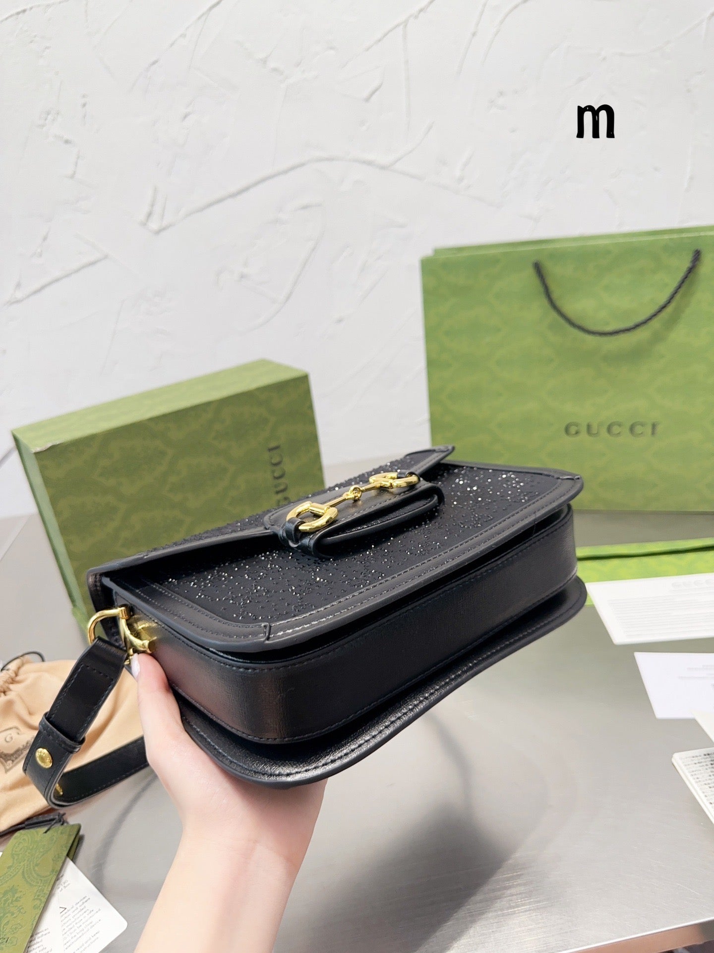 CHANEL Full Flap Chain Shoulder Bag Clutch Black Quilted Lambskin k82