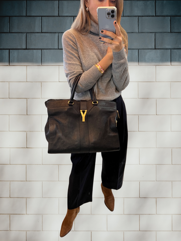 YVES SAINT LAURENT Large Y Cabas Chyc Tote