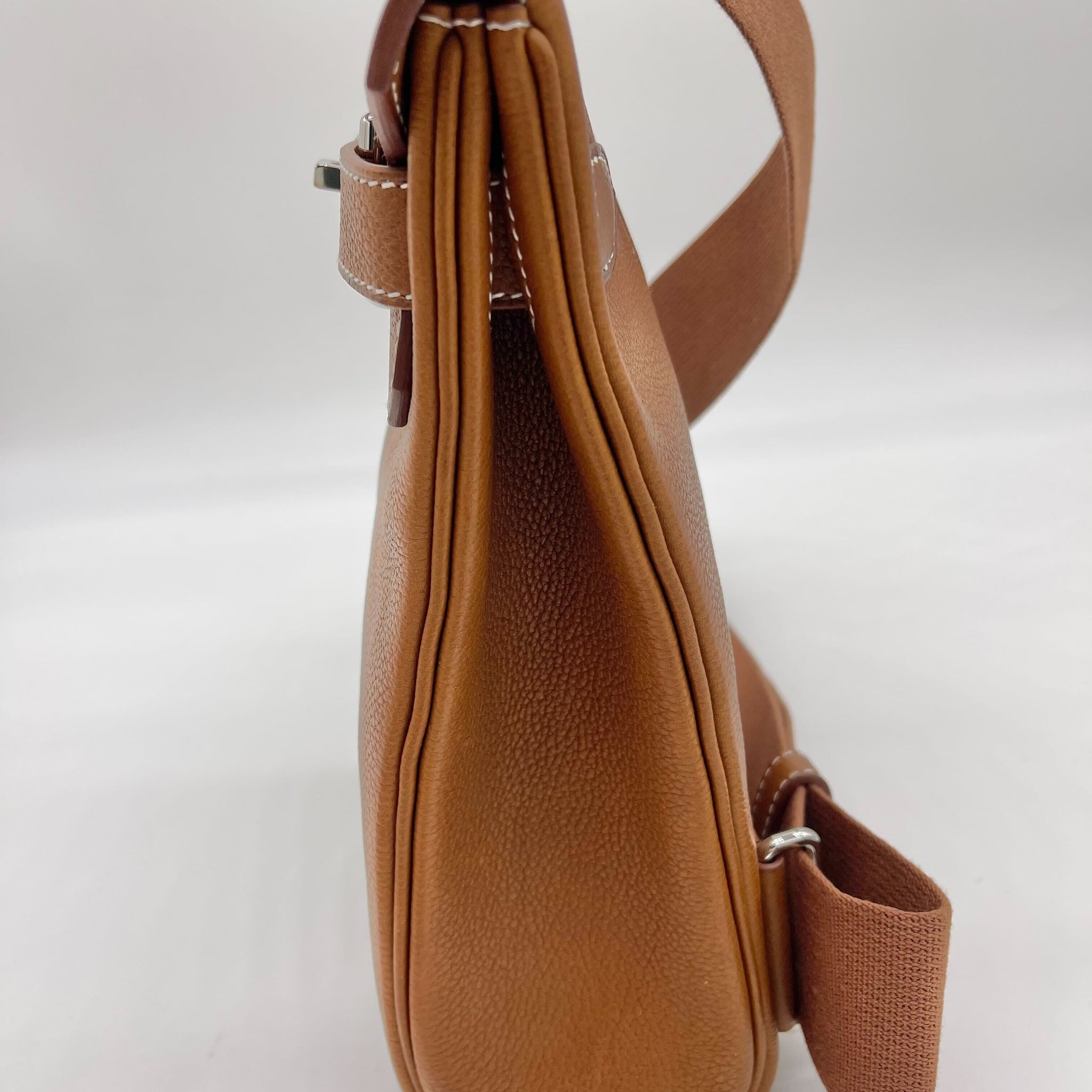 Hermes Hac A Dos Fauve Barenia Faubourg Backpack Palladium Hardware