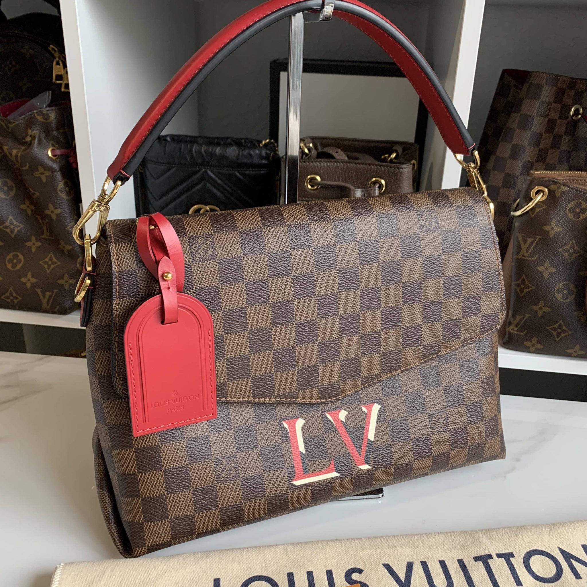 Louis Vuitton Beauborg MM Scarlet