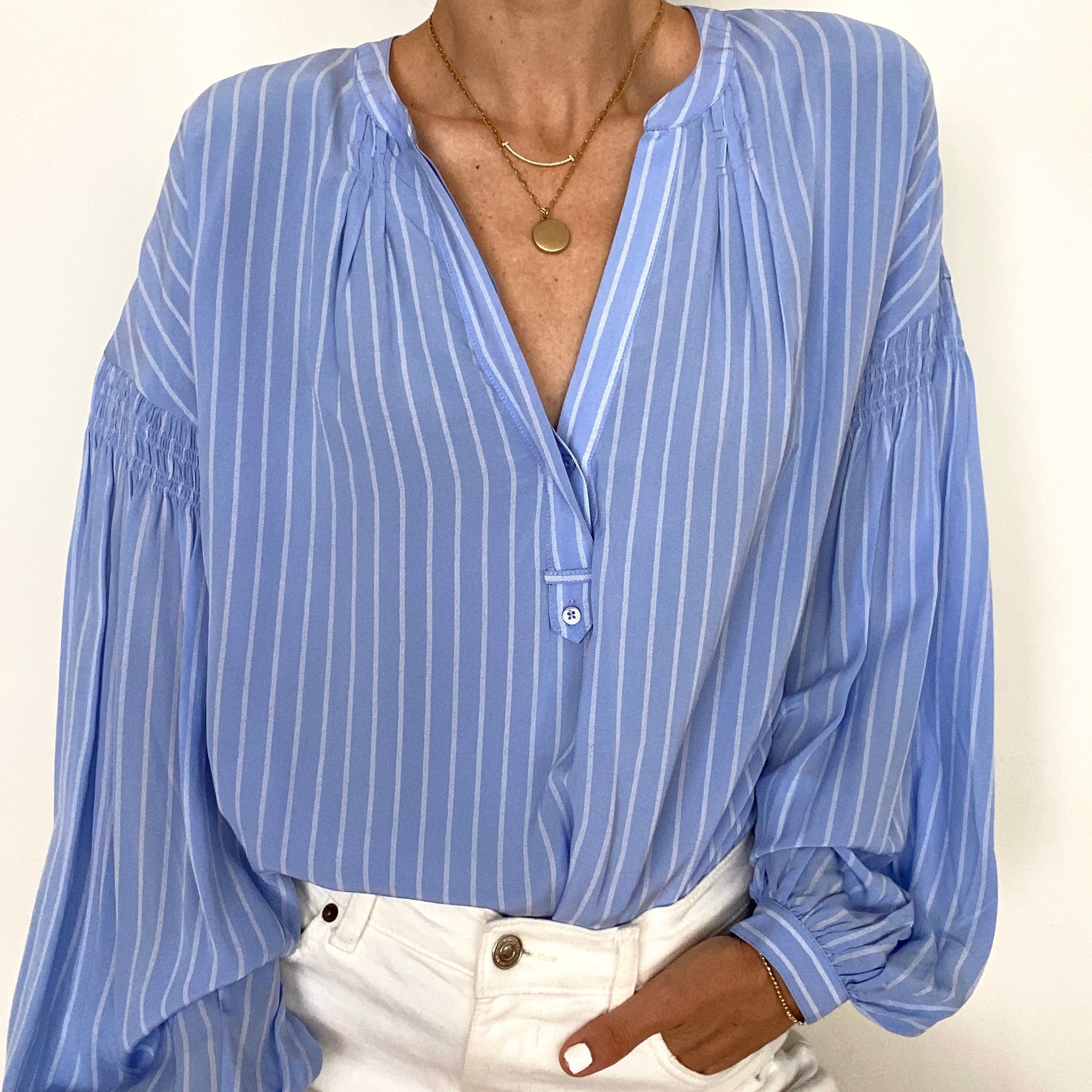 AZABETH Stripe Top - Size S