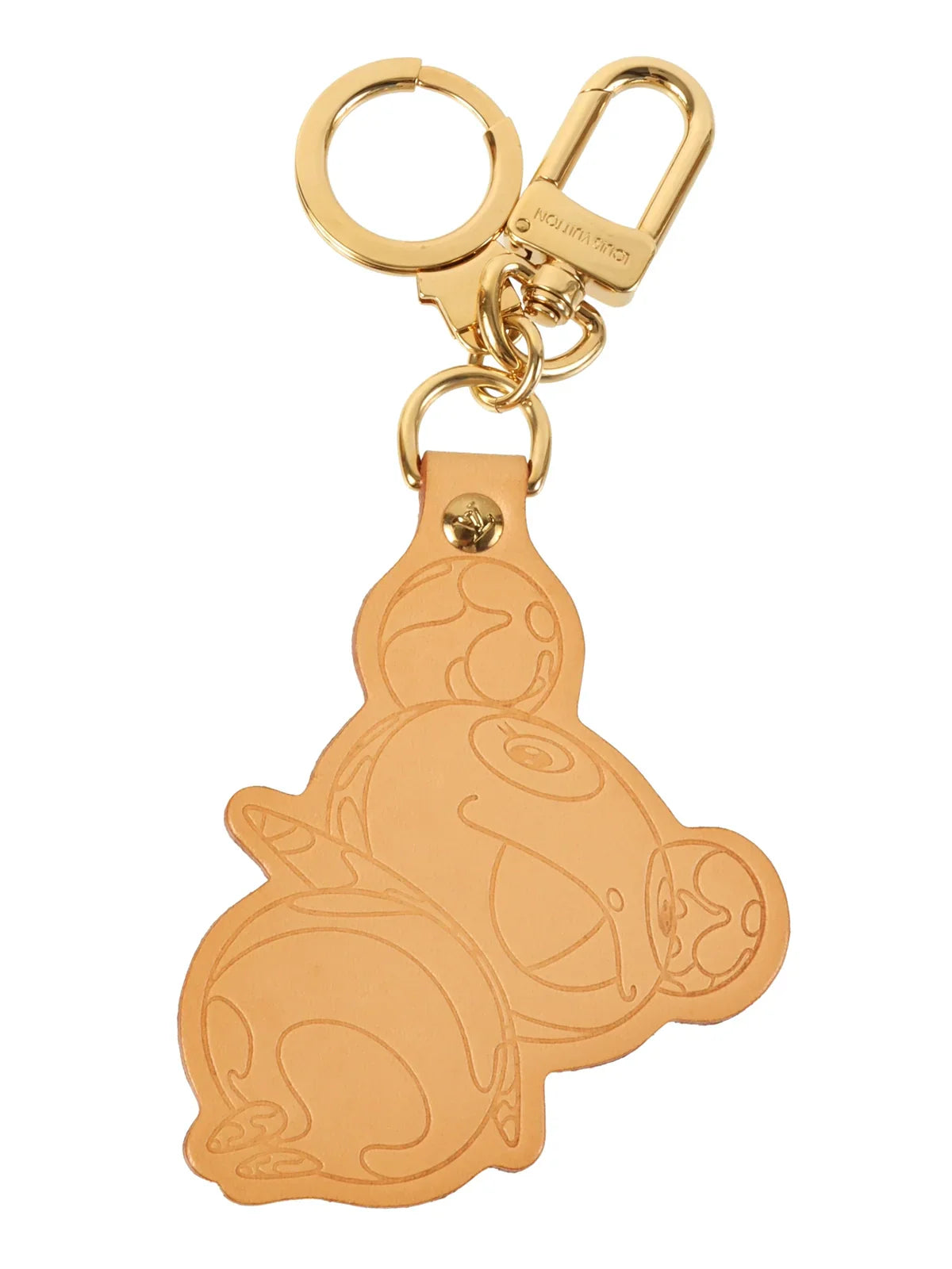 LOUIS VUITTON 2004 Made Takashi Murakami Collaborations Bag Charm Beige