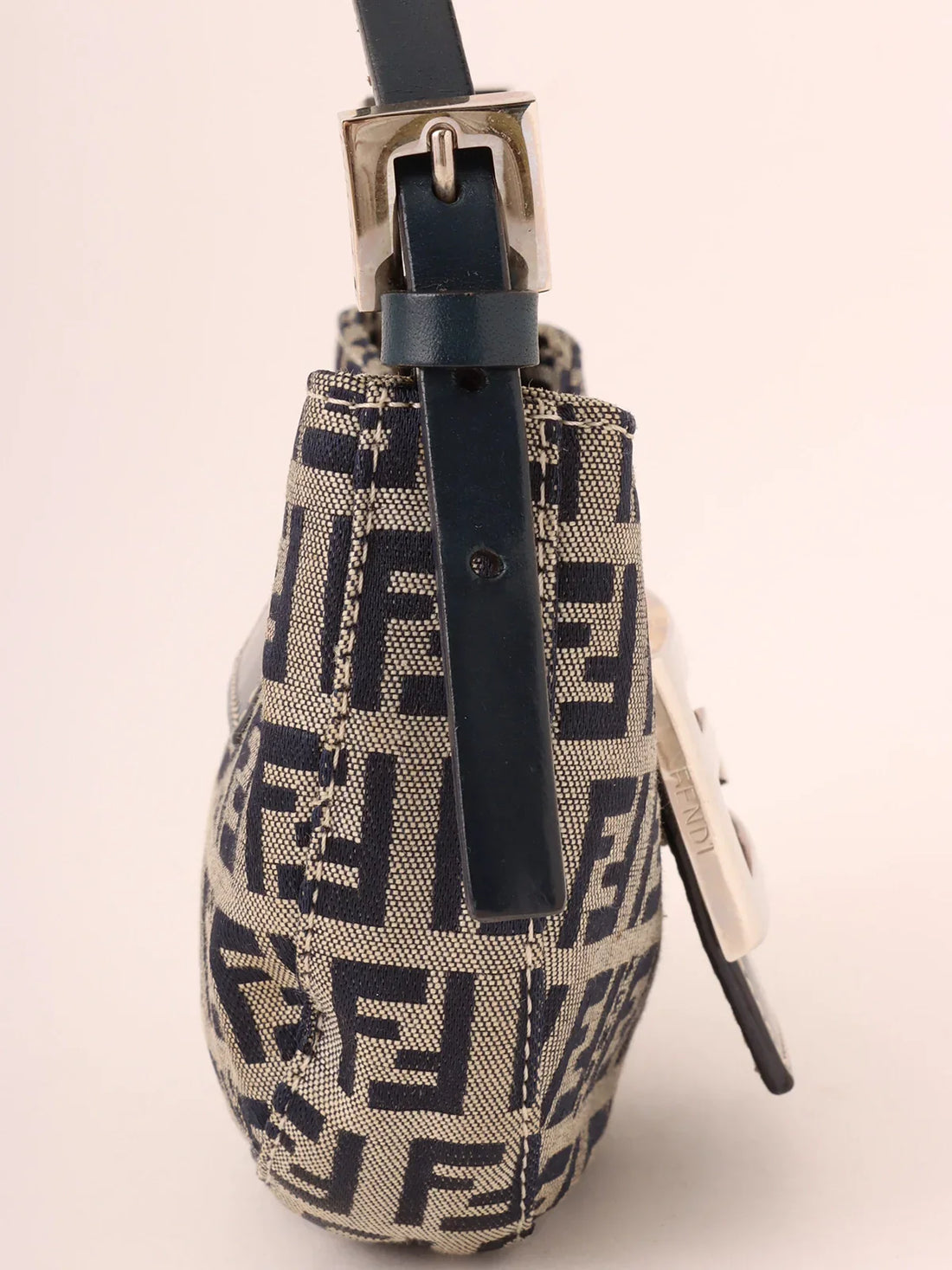 FENDI Ff Pattern Mini Mamma Baguette Navy