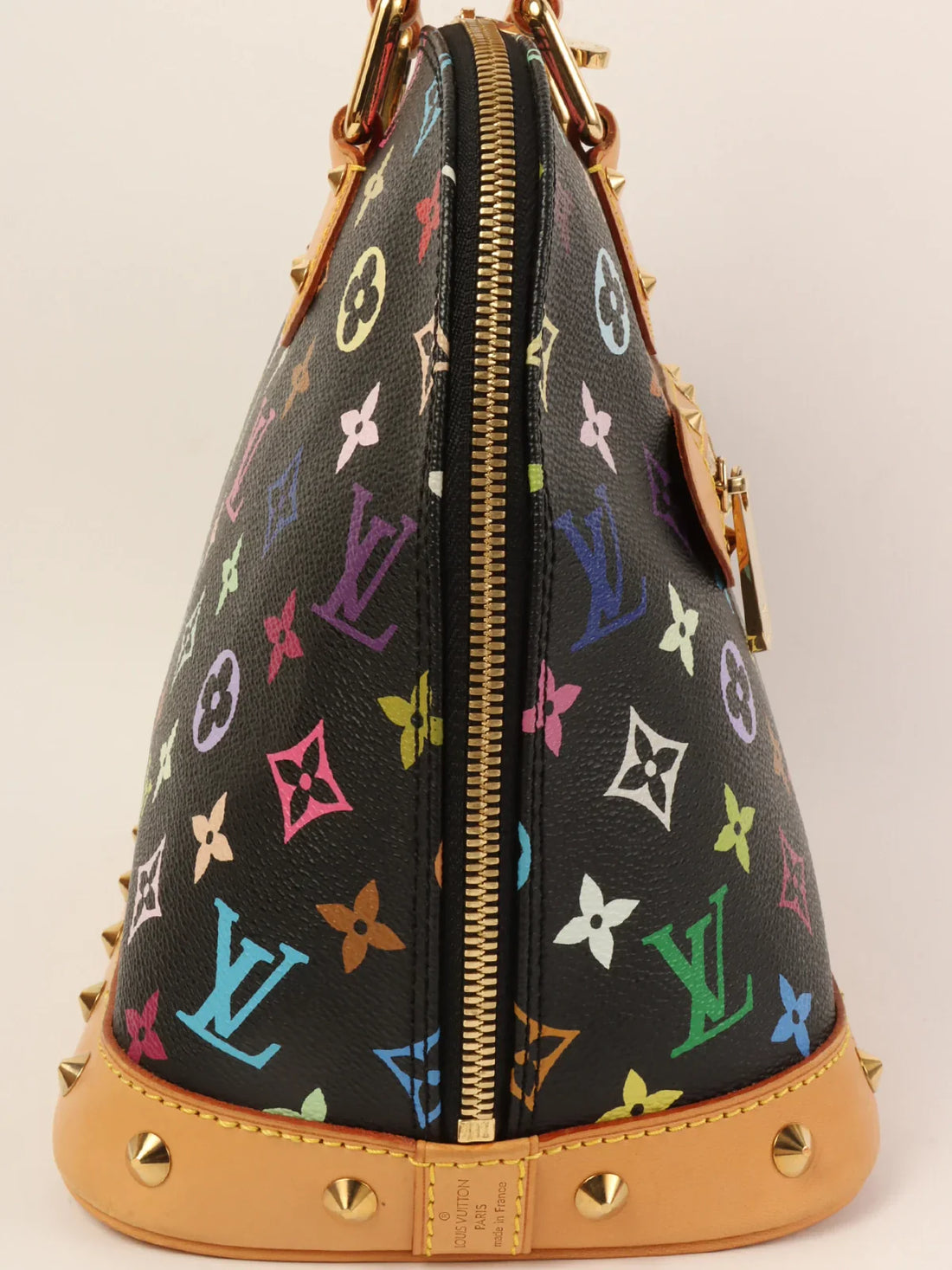 LOUIS VUITTON 2003 Made Monogram Multicolor Alma Noir