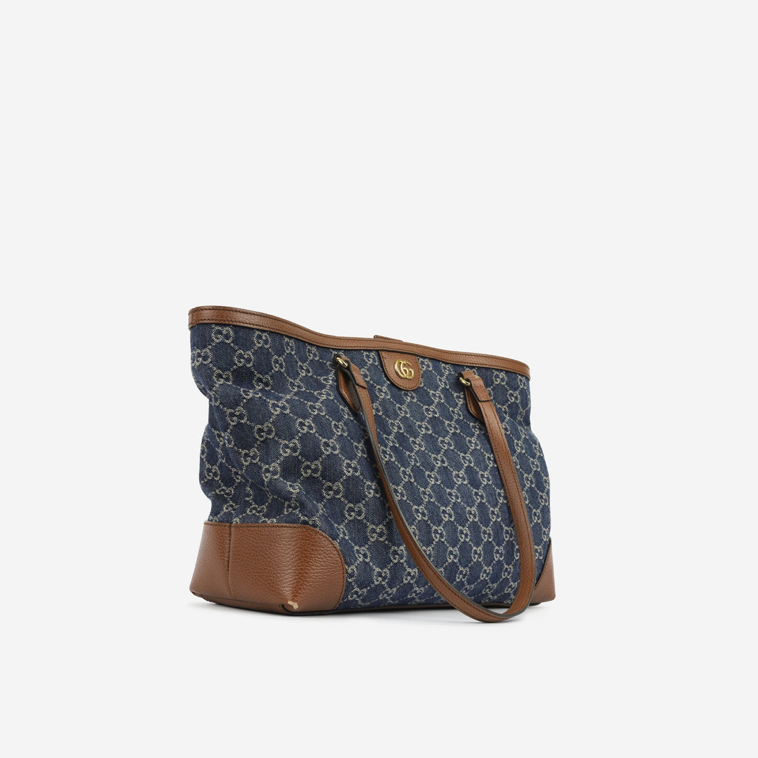 Medium Ophidia Tote - Denim