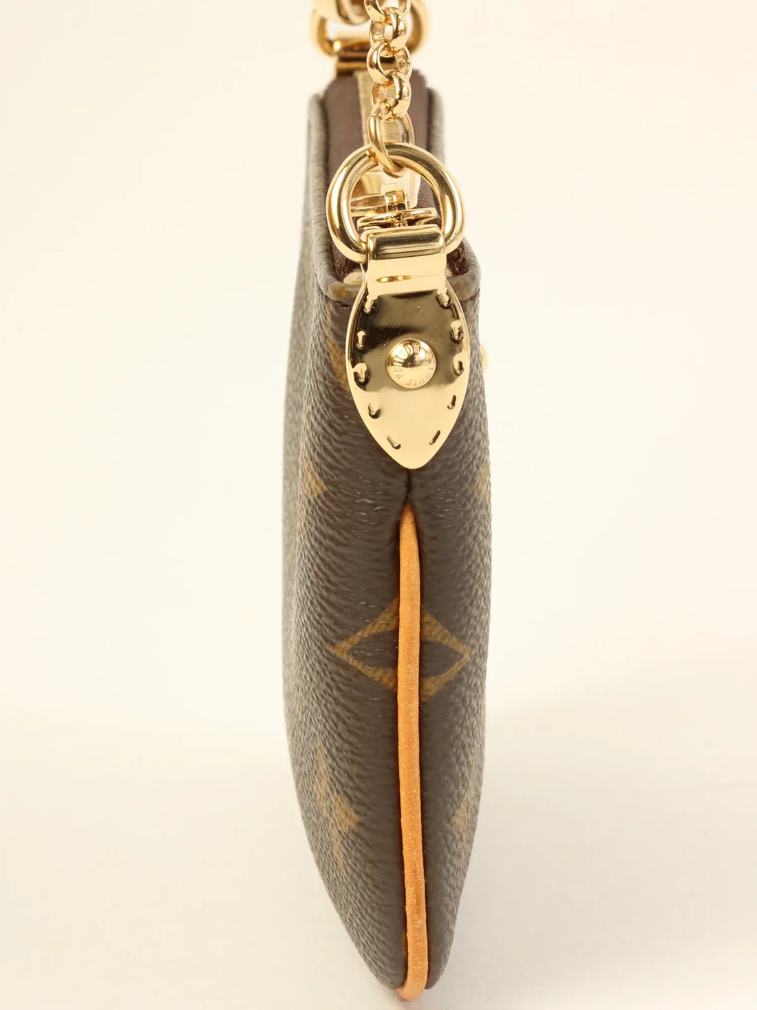 LOUIS VUITTON 2008 Made Canvas Monogram Pochette Milla Pm Brown