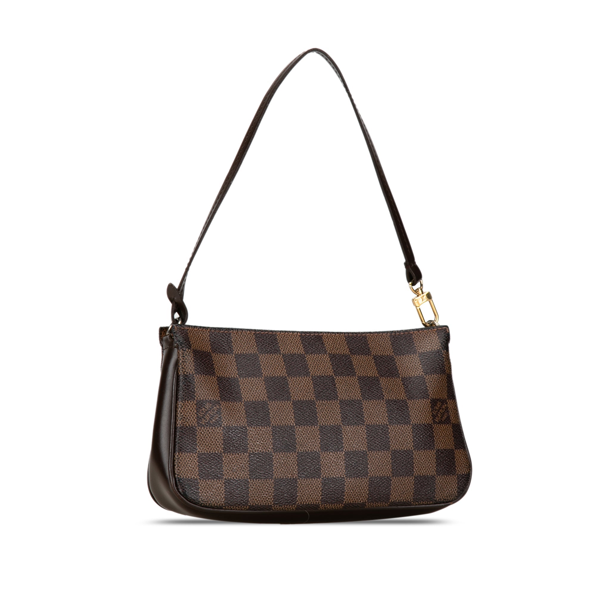 Brown Louis Vuitton Damier Ebene Navona Shoulder Bag