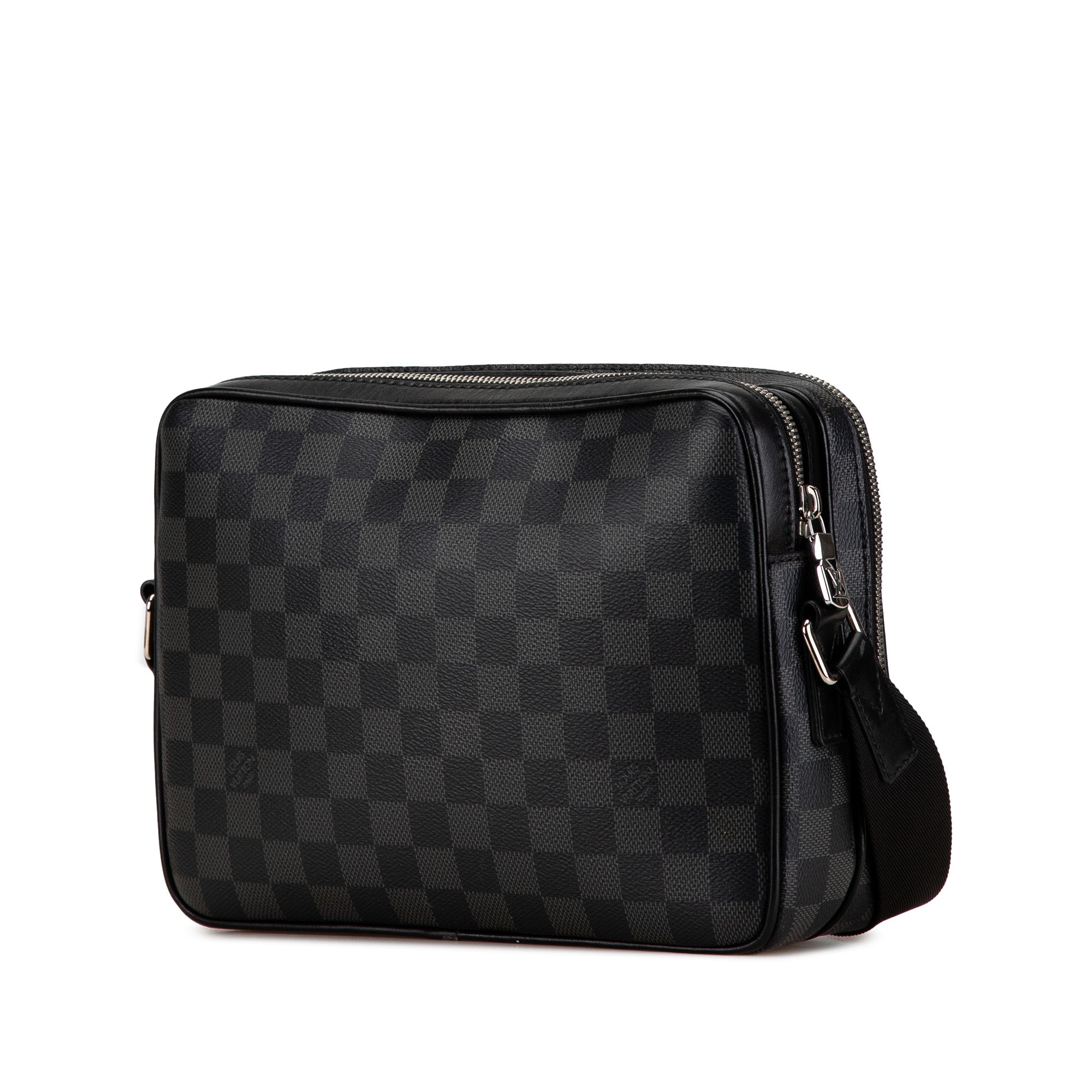 Black Louis Vuitton Damier Graphite Trocadero MM Crossbody Bag