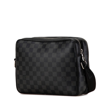 Black Louis Vuitton Damier Graphite Trocadero MM Crossbody Bag