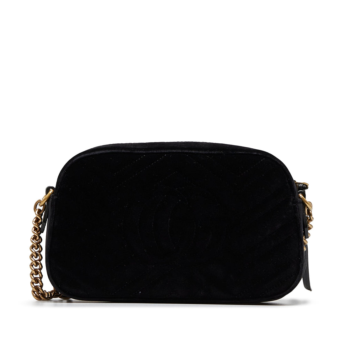 GUCCI GG Marmont Velvet Crossbody Crossbody Bag