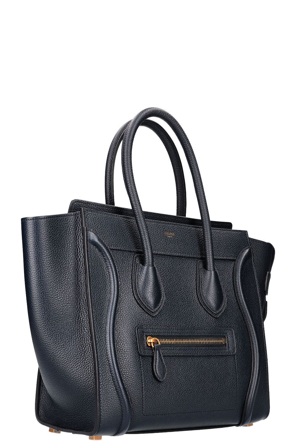 CELINE Luggage Micro Tote Bag Navy