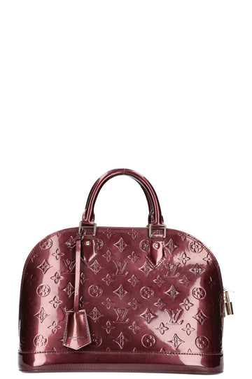 Louis Vuitton Alma Bag PM Vernis Rouge Fauviste