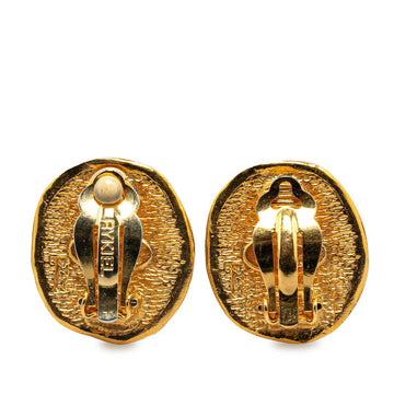 Chanel Rue Cambon Clip On Earrings  Metal Earrings in Good condition