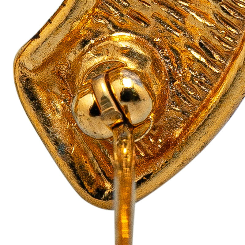 Chanel Quilted CC Logo Brooch Metal Brooch in Good condition