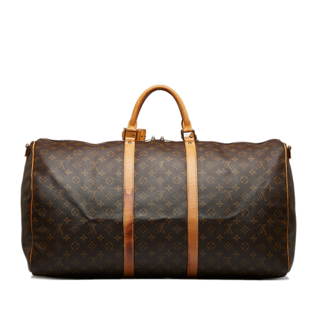 LOUIS VUITTON Monogram Keepall Bandouliere 60 Travel Bag
